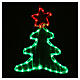 Luce di Natale albero 48 led per interno ed esterno s1
