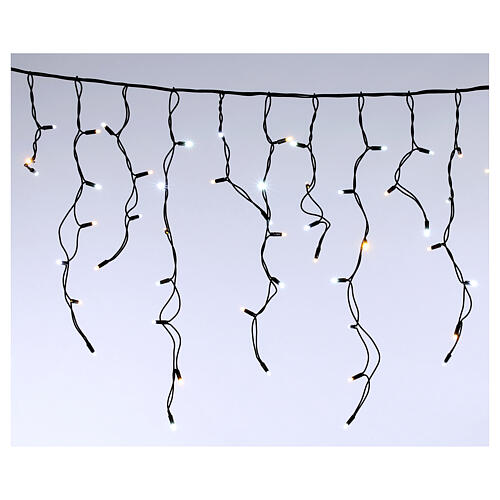 Light curtain 180 leds warm white and ice white internal and external use 3