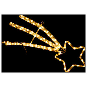 Guirlandes lumineuses de Noël: Comète 72 led intérieur extérieur blanc chaud Guirlandes lumineuses de Noël: Comète 72 led intérieur extérieur blanc chaud