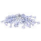 Guirlande fleurs transparentes 100 led blanc froid intérieur extérieur s4