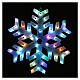 Luz de Natal Floco de neve 50 Leds multicolores interior exterior s2