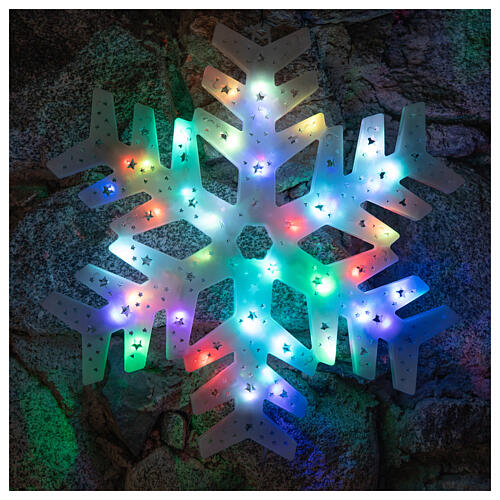 Snow flakes 50 coloured leds internal and external use 1