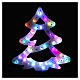 Luce Albero Natale 50 led colorati interno esterno s1