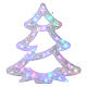 Luce Albero Natale 50 led colorati interno esterno s2