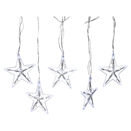 Luce Natalizia Stelle 50 Led Bianco Ghiaccio Interno Esterno Vendita Online Su Holyart