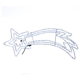 Guirlandes lumineuses de Noël: Comète triple 216 led froid intérieur extérieur Guirlandes lumineuses de Noël: Comète triple 216 led froid intérieur extérieur