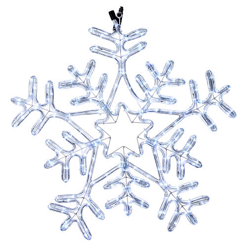 Snow flake light 216 leds for internal and external use ice white 3