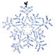 Snow flake light 216 leds for internal and external use ice white s3