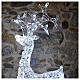 Diamond reindeer 200 leds ice white for external use s10