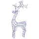 Diamond reindeer 200 leds ice white for external use s13