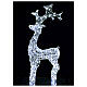 Diamond reindeer 200 leds ice white for external use s4
