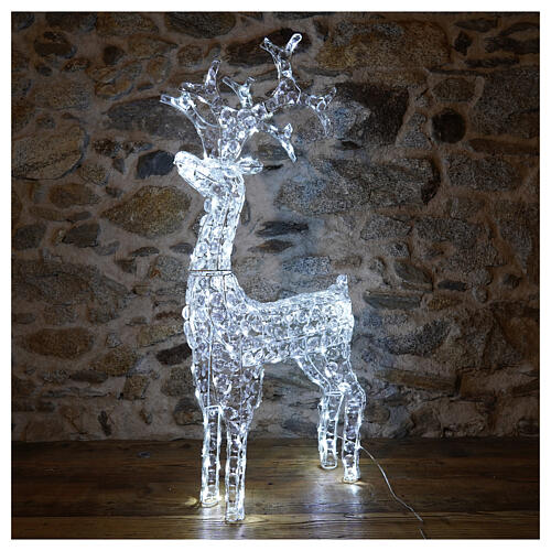 Renna diamanti 200 led ghiaccio Uso interno esterno 8