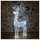Diamond reindeer 200 leds ice white for external use s1