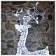 Diamond reindeer 200 leds ice white for external use s2
