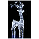 Diamond reindeer 200 leds ice white for external use s5