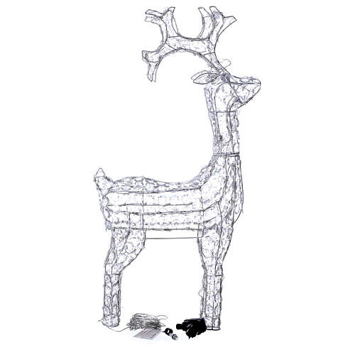 Diamond reindeer 150 leds cold white for external and internal use 6