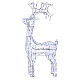 Diamond reindeer 150 leds cold white for external and internal use s5