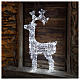 Diamond reindeer 150 leds cold white for external and internal use s1