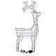 Diamond reindeer 150 leds cold white for external and internal use s6