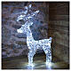 Diamond reindeer 80 leds ice white for external and internal use s1
