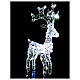 Diamond reindeer 80 leds ice white for external and internal use s3