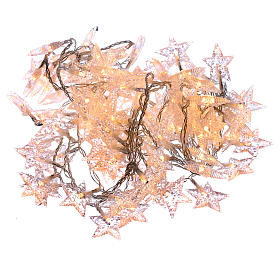 Luci di Natale: Catena stelline 100 led bianco caldo interno esterno