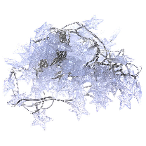 Światełka z gwiazdkami 100 LED biały, do wnętrz i na zewnątrz 4
