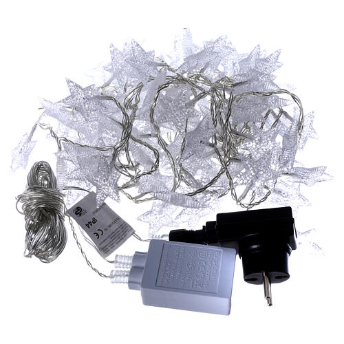 Światełka z gwiazdkami 100 LED biały, do wnętrz i na zewnątrz 5