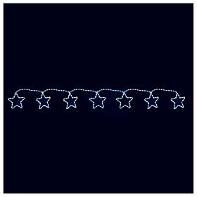 Weihnachtslichter Sternen 240 Leds kaltweiss für Aussengebrauch