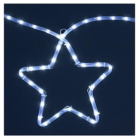 Weihnachtslichter Sternen 240 Leds kaltweiss für Aussengebrauch