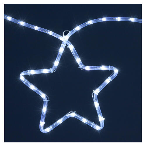 Weihnachtslichter Sternen 240 Leds kaltweiss für Aussengebrauch 2
