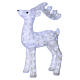 Christmas reindeer decoration 200 leds ice white for internal and external use s3