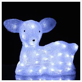 Guirlandes lumineuses de Noël: Décoration Noël Biche 60 led blanc froid intérieur extérieur Guirlandes lumineuses de Noël: Décoration Noël Biche 60 led blanc froid intérieur extérieur