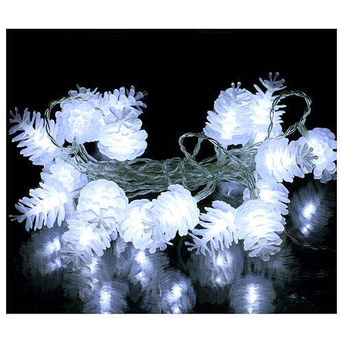 Christmas lights pine shape 20 white leds 1