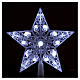 Tree topper 16 cold white leds internal use s1