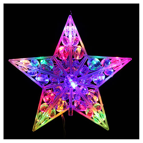 Bright tree topper 16 leds multicoloured for internal use 1