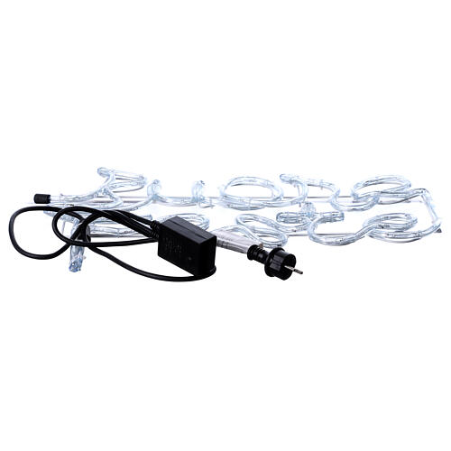 Luz navideña Buone Feste 120 led multicolor exterior interior 3