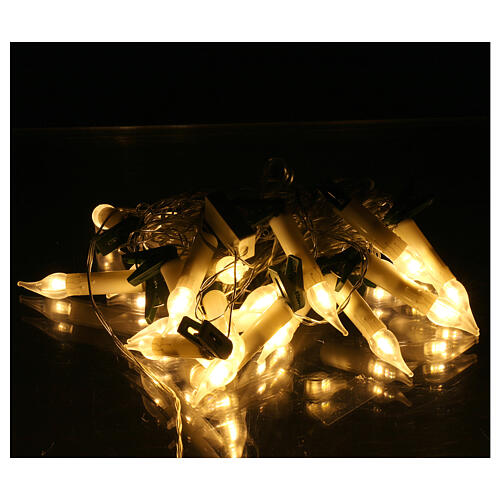 Candle light cable 20 leds warm white internal and external use 1