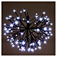 Christmas light firework effect 96 ice white Leds internal and external use s1