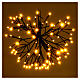 Leuchtender Feuerwerk 96 warmweissen Leds Aussengebrauch s1