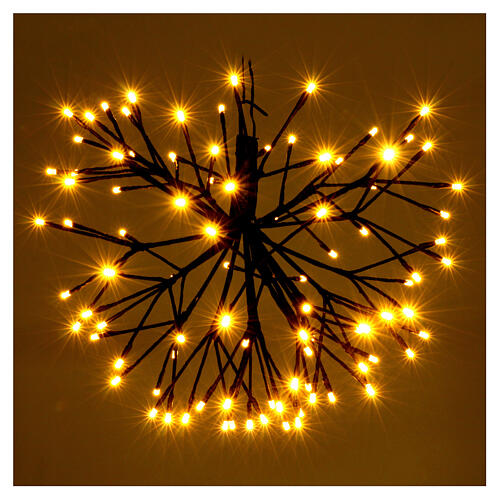 Christmas light firework effect 96 warm white Leds internal and external use 1