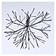 Christmas light twig ball 96 Leds ice white internal external use s3