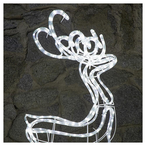 Reindeer light cable 300 leds ice white internal and external use 2