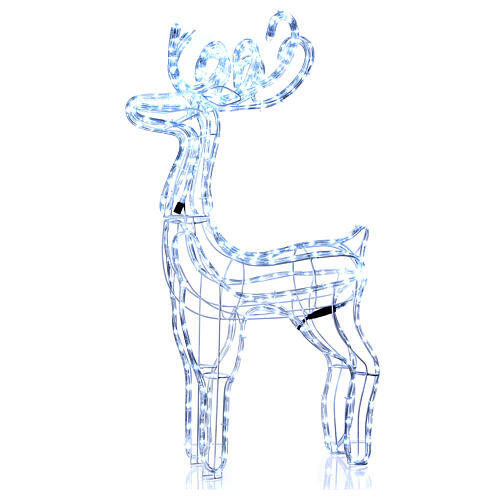 Reindeer light cable 300 leds ice white internal and external use 7
