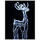 Reindeer light cable 300 leds ice white internal and external use s6