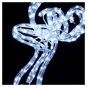 Luz de Natal Rena pulando tubo 288 LED 92 cm interior/exterior
