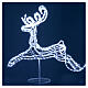 3D reindeers and sleigh with 864 ice white LEDs for indoor and outdoor use s2