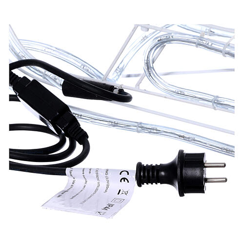 Reno y Trineo 3D 864 led hielo interior exterior 7