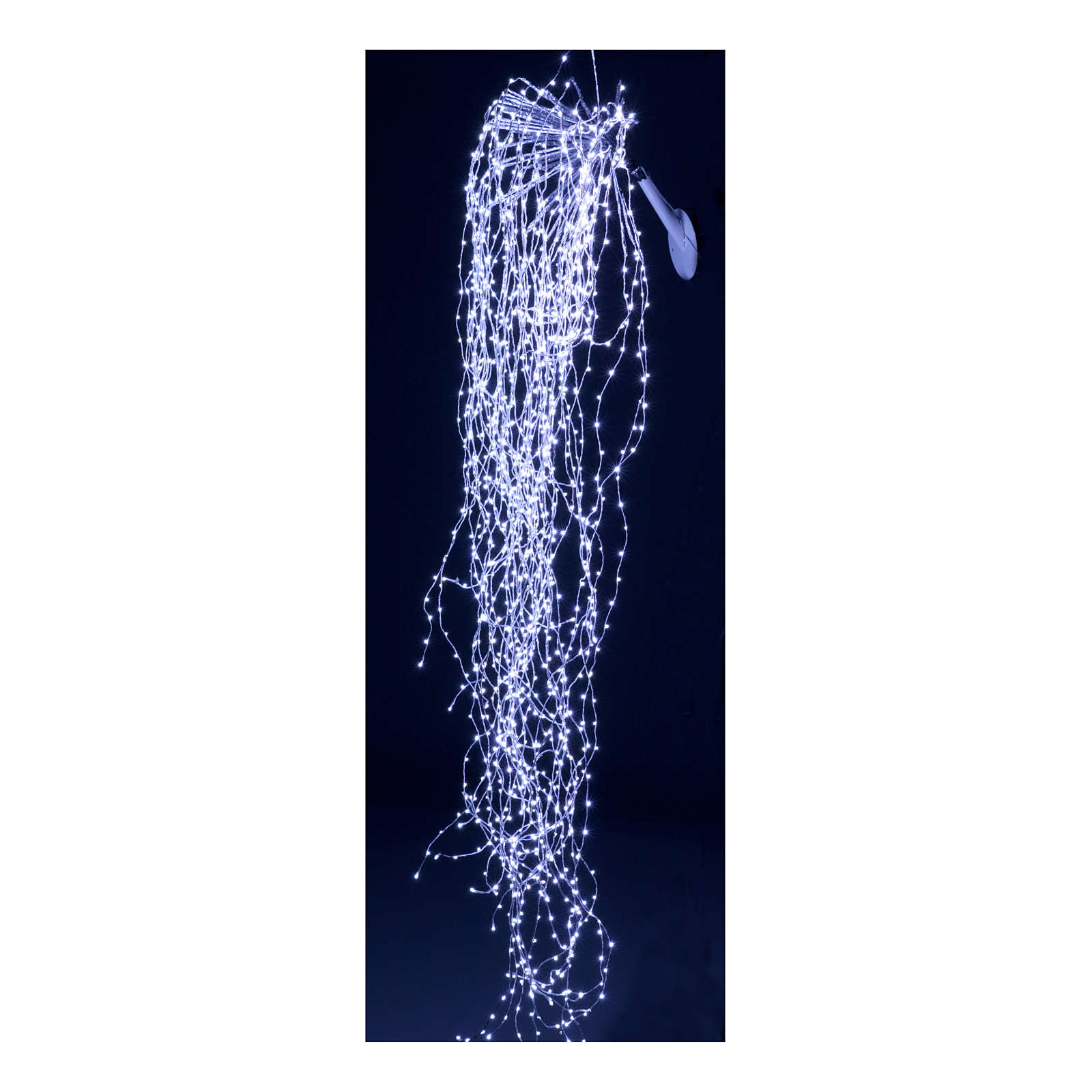 Christmas waterfall lights 1530 nanoleds ice white internal online