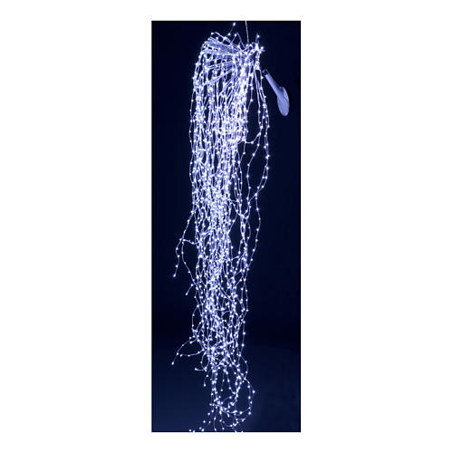 Christmas waterfall lights 1530 nanoleds ice white internal and external use 2